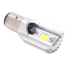 Motorcycle Headlight Bulb M2S H6 LED White 12W DC8-80V Bright Light