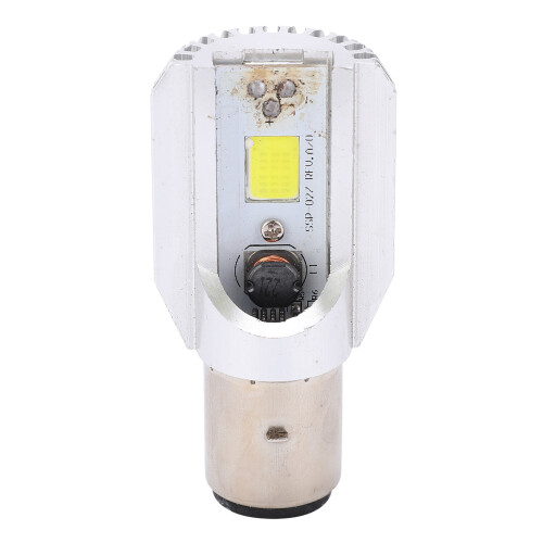 Motorcycle Headlight Bulb M2S H6 LED White 12W DC8-80V Bright Light 1