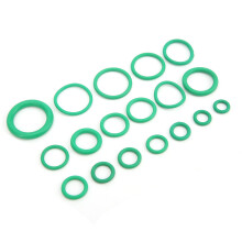 270 pcs 18 Sizes Green O-Ring Seal Set for Car AC Compressors and Water Faucets