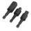 Durable 3Pcs Power Drill Socket Set Hex Shank 360 Rotation Black 9