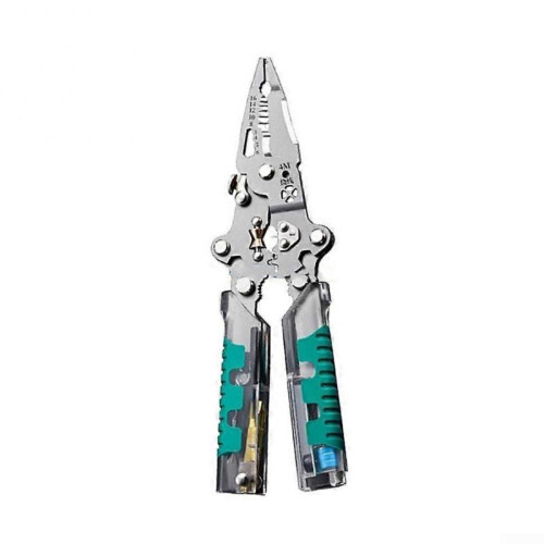 Wire Stripper Pliers 18In1 Foldable with Voltage Testing 8.8Inch for Electricians And DIY Electrical Maintenance