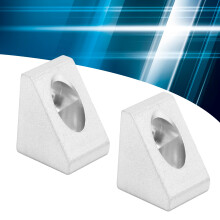 2 pezzi in alluminio 15x19x14mm RAng Gst 3204-0001-0002 Argento