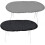 Oval Poker Tablecloth, Card Table Protector, Waterproof 210D Oxford Fabric, Adjustable Drawstring Hem, Gray 4