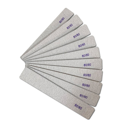 12PCS Nagel Schleifpapier 80/80 Große Waschbar 2