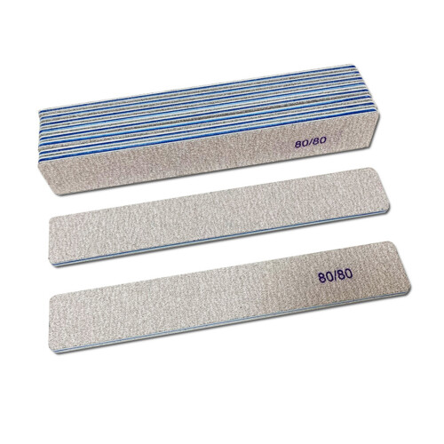 12PCS Nagel Schleifpapier 80/80 Große Waschbar 1
