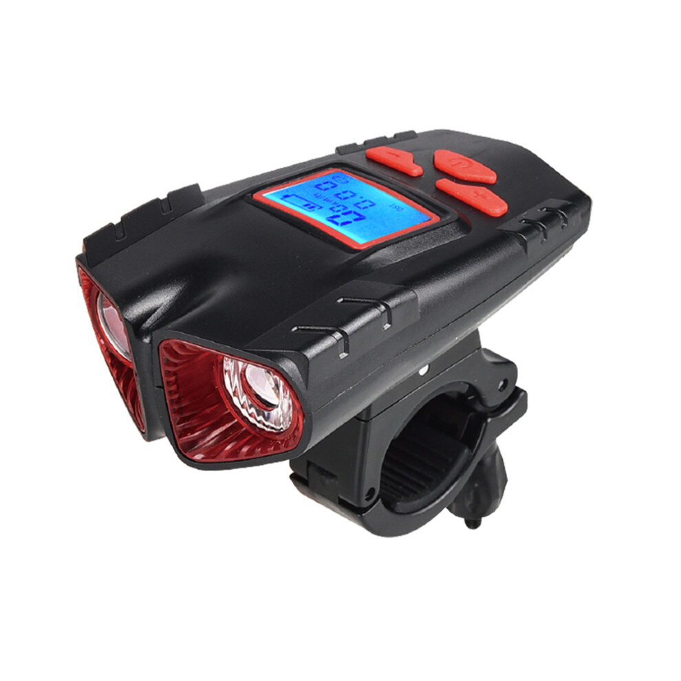 USB Rechargeable Bike Light with Bell, 4 Modes, 125g-image-OPC-PMSJJCQ-NEW