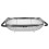 Stainless Steel Over-Sink Colander Expandable Fine Mesh Strainer with Rubber Grip 1