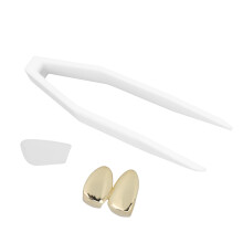 Stylish Gold Plated Teeth Brace Jewelry for Halloween Festivities