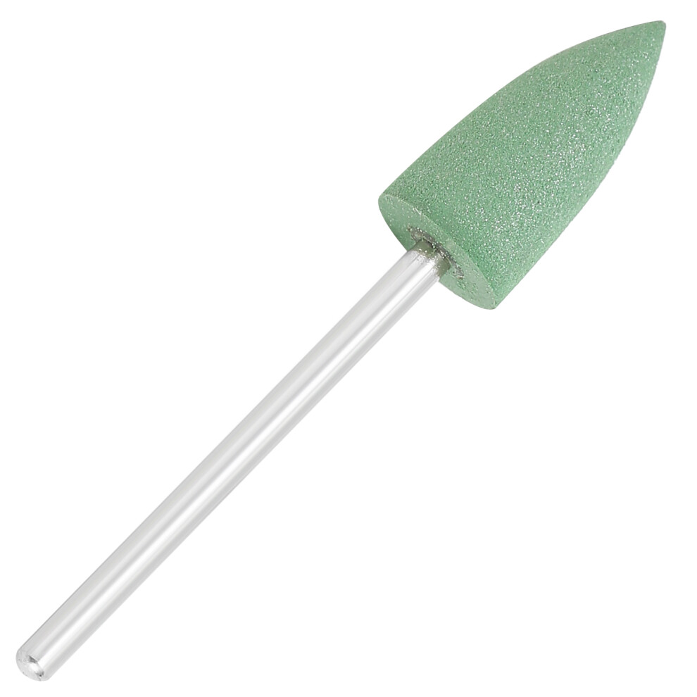 240 Grit Silicone Rubber Dental Polishing Burs Green, Stainless Steel Drill Bit 7901358769300