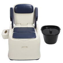 Tragbarer Toilettenstuhl, drehbarer Handlauf,