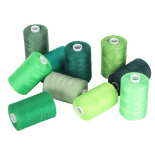 DIY Nähgarn-Set 10 grüne Rollen 1000 Yards für Haushalt & Maschine