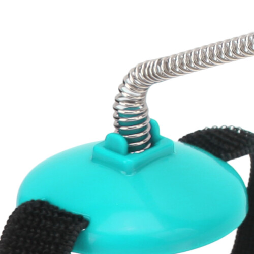 Collier-leurre pour chat, plume, bleu clair, 31  4,9 cm, 26 g 2