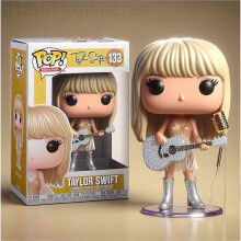 (One size, 6) Taylor Swift Resin Big Head Doll Ornament Cartoon Desktop Decor Home Living Room Study Decoration Birthday Party Gift