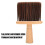 Pennello spolveratore per collo, marrone, manico Theaceae, nylon 6