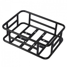 Bike Rear Rack Basket for E-Bike, Removable Cargo Carrier, Bicycle Cargo Rack Basket