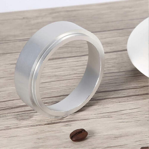 (51mm) Coffee Dosing Ring,Aluminum Coffee Dosing Ring Funnel Replacement,Universal Coffee Dosing Ring Funnel Replacement Coffee Maker Accessory (54mm) 2