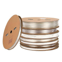 Heat Shrinkable Tubing Kit Clear Polyolefin 2:1 Shrink 10m 18mm ID 1-50mm Range