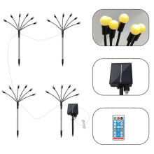 (8 headlights) Firefly Solar Garden Lights Waterproof Outdoor 8 Lighting Modes