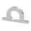 Steering Column with Key No Drop Billet 2 Inch Hole Brushed River Clamp Under Dashboard Silver 1