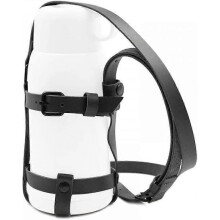(Black) Water Bottle Handle Shoulder Strap, Water Bottle Carrier Sling for Walking Hiking Camping (Without Water Bottle)