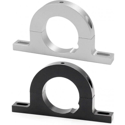 Steering Column with Key No Drop Billet 2 Inch Hole Brushed River Clamp Under Dashboard Silver 1