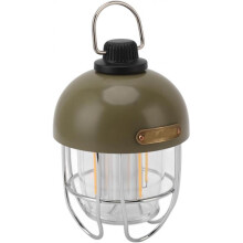 (Green) Led Camping Lamp, Rechargeable Camping Lantern 4500mah High Capacity Low Energy Consumption Vintage With Switch For Hiking (white)