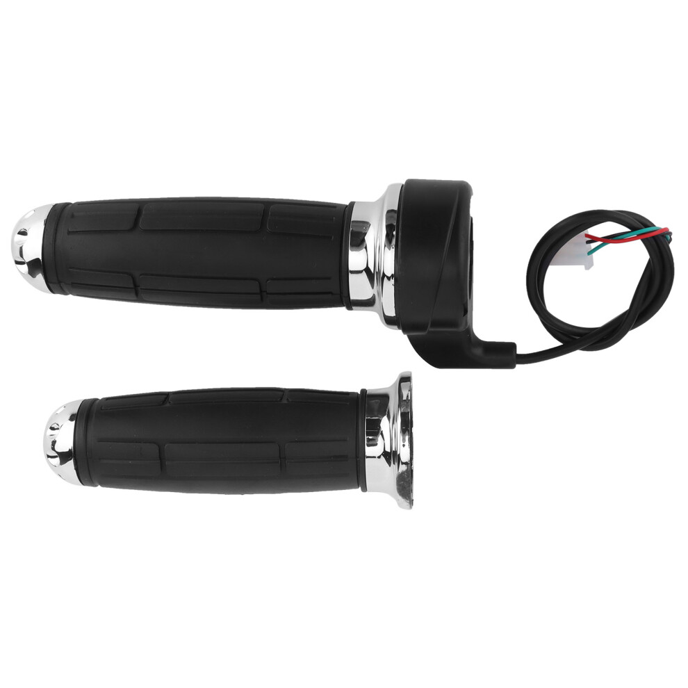 Electroplated Rubber Throttle Grip For Electric Bikes 22Mm Handlebar 4671358778055