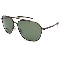 Bolle Source Polarized Sunglasses Matte Gunmetal with Axis Green Lenses BS143003