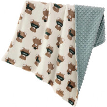 (3) Baby Blanket, Warm Flannel Baby Dotted Blanket for 4 Seasons (#2)