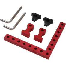 (Type 4) 90 Degree Positioning Squares, Woodworking Fixed Angle Clamp Multifunctional Cnc Machining Rust Resistant For Furniture Cabinets (mmol/l)