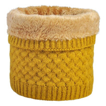 Fleece Double-Layer Thick Warm Windproof Neck Warmer Winter Circle-Loop