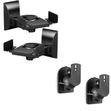 Speaker Wall Mounts Bundle: Wall and Ceiling Mounts for Speakers, One Pair