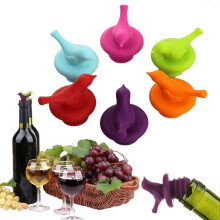 Silicone Bottle Stopper 6-Set Colorful Reusable Assorted Colors for Outlet Cap Decoration