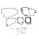 Engine Cylinder Gaskets Kit for CRF450R 2002‑2008 Motorcycle Replacement Part 11