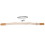 Sangle d'ukulélé beige, coton-lin, 85-135 cm 2