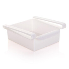 (square-shaped, White) Kitchen Storage Rack For Fridge Adjustable Stainless Steel Organizer Removable Shelves Fits Most Models Keeps Clean