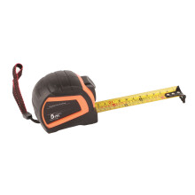 Stahlmaßband ABS Schwarz Orange 5m Selbstsichernd Holzarbeit
