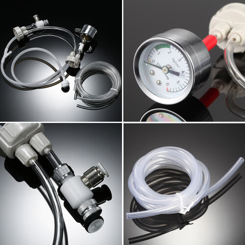 DIY-CO2-Generator-Kit mit Manometer & Einstellbarem Durchflussventil für Aquarien 2
