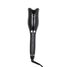 (eu plug, black) Hair Curler Automatic Air Rotating Curling Iron Anti-scalding Rose-Shaped