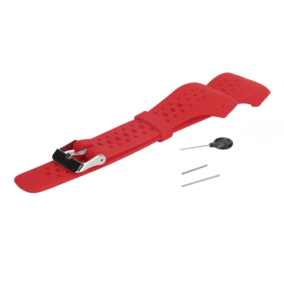 Silicone Watch Band For Polar M400/M430 Replacement With Tool Red 7601358783312