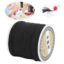 Nylon Satin Rattail Cord 0.8mm 8 Meters for Jewelry Knotting & Mandala Crafts