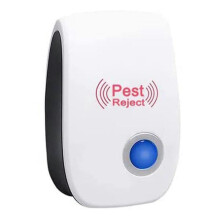 (EU Plug, 1pc) Ultrasonic Pest Control Repeller Plug-in Insect Mosquito Killer Rat Mice Spider