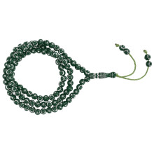 Green 99 Grains Resin Muslim Rosary Beads for Islamic Worship & Prayer