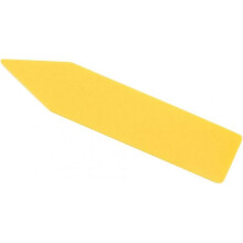 (Yellow) 100 Pcs Succulent Plastic Insert Ground Sign Gardening Sign Flower Plant Seed Name Stake Tag Label Marker (blue)