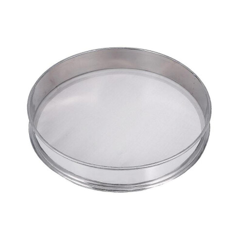 (25cm) 1pc Stainless Steel Herbal Pollen Hash Extractor Stackable Sifter Shaker (20cm Diameter)