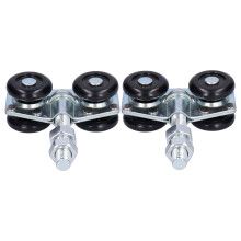 Porte coulissante Roue pendante Suspension Poulie Rouleau Porte en verre Quincaillerie 2 pièces