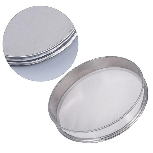 (25cm) 1pc Stainless Steel Herbal Pollen Hash Extractor Stackable Sifter Shaker (20cm Diameter) 2