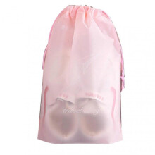 (32x42cm, Pink) Travel Shoe Bags Shoes Organizers Storage Pouch With Drawstring Rope For Men And Women Kids