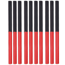 10Pcs Marking Pencils for Woodworking 2-Core Hex 2-Head with Red and Blue Tips