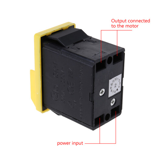 la machine imperméable de bouton à C.A. de 250V 6A a vu la 1